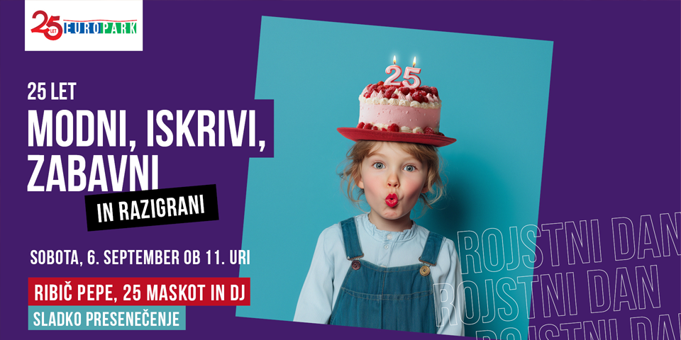 Europarkov 25. rojstni dan: Ribič Pepe, 25 maskot in DJ
